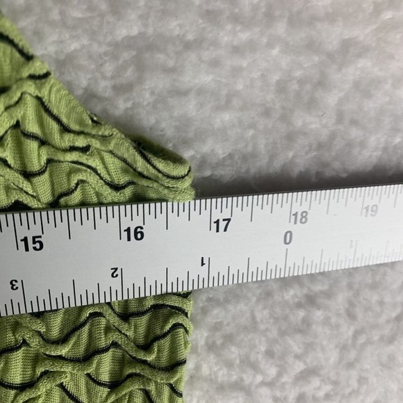 Habit Fit & Flare Dress Women's Small Green Printed Stretch Sleeveless 7669 - Picture 3 of 7